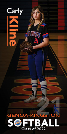 36x72 GK Carly Kline #21